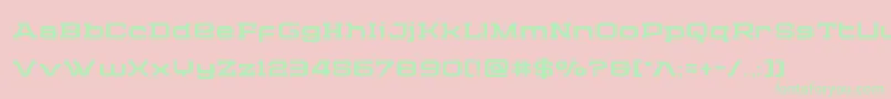 Cydoniacentury Font – Green Fonts on Pink Background
