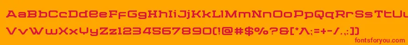 Cydoniacentury Font – Red Fonts on Orange Background