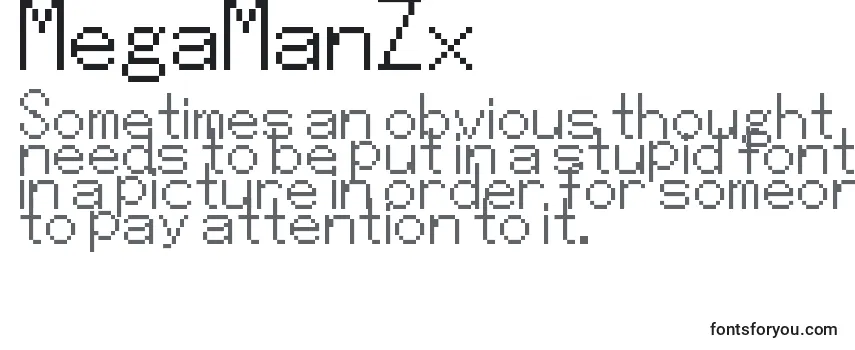 MegaManZx Font