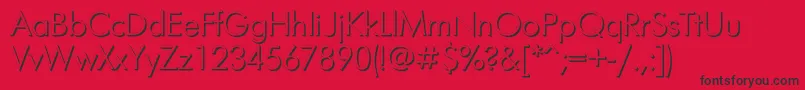 Futurafuturisvolumelightc Font – Black Fonts on Red Background