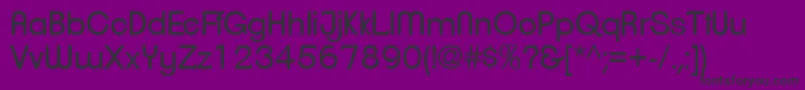 ClementepdagBook Font – Black Fonts on Purple Background