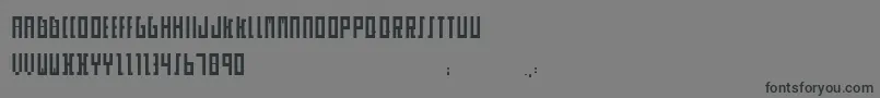 Шрифт Skor – чёрные шрифты на сером фоне