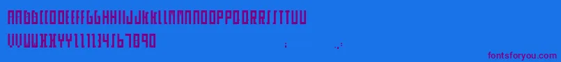 Шрифт Skor – фиолетовые шрифты на синем фоне