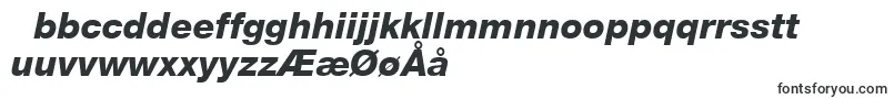 Шрифт HelveticaLt86HeavyItalic – датские шрифты