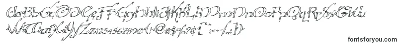 Hollyjinglerotal-fontti – Kauniilla fonteilla tehdyt kyltit