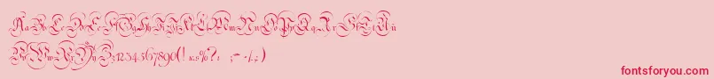 En savoir plus sur la police StrassburgFraktur Police StrassburgFraktur – polices rouges sur fond rose