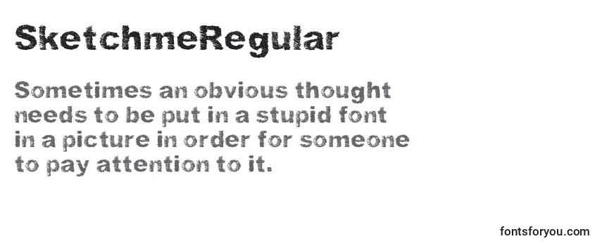 SketchmeRegular Font