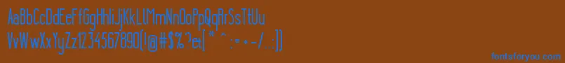 fuente YgraineSolid – Fuentes Azules Sobre Fondo Marrón