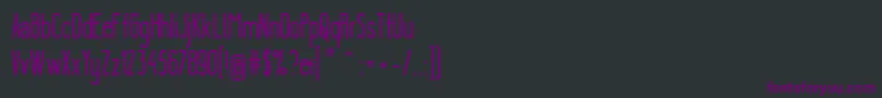 Saiba mais sobre a fonte YgraineSolid Fonte YgraineSolid – fontes roxas em um fundo preto