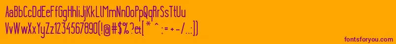 En savoir plus sur la police YgraineSolid Police YgraineSolid – polices violettes sur fond orange