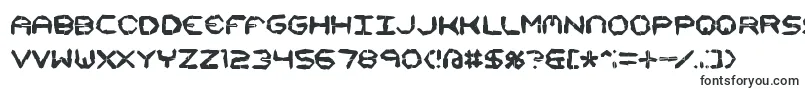 Шрифт Mima4x4i – грубые шрифты