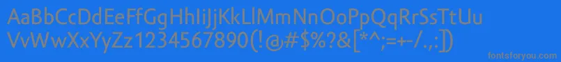 fuente AmorSansTextPro – Fuentes Grises Sobre Fondo Azul
