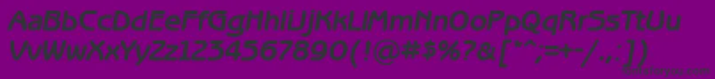 Bng66C Font – Black Fonts on Purple Background
