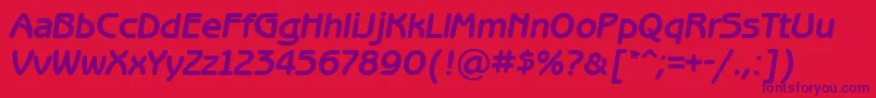 More about Bng66C Font Bng66C Font – Purple Fonts on Red Background