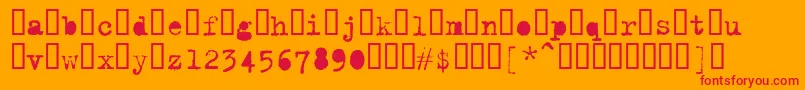 Подробнее о шрифте Trixieextra Шрифт Trixieextra – красные шрифты на оранжевом фоне