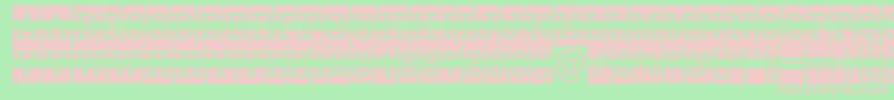 AOldtypercmdcwstr Font – Pink Fonts on Green Background