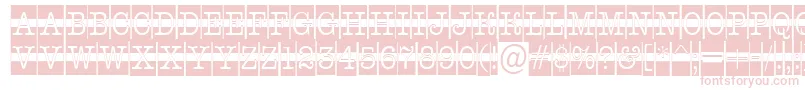 フォントAOldtypercmdcwstr – ピンクのフォント