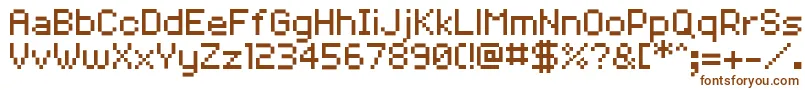 Шрифт Volter28goldfish29 – коричневые шрифты на белом фоне