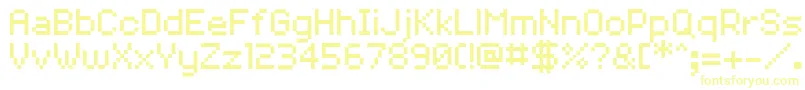 Volter28goldfish29-Schriftart – Gelbe Schriften