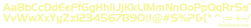 Шрифт StHuntington – жёлтые шрифты
