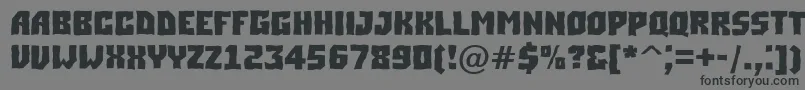 ASimplerbrkBold Font – Black Fonts on Gray Background