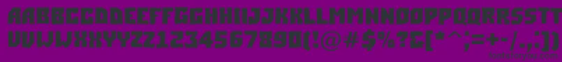 ASimplerbrkBold Font – Black Fonts on Purple Background