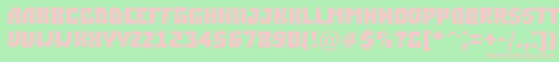 ASimplerbrkBold Font – Pink Fonts on Green Background