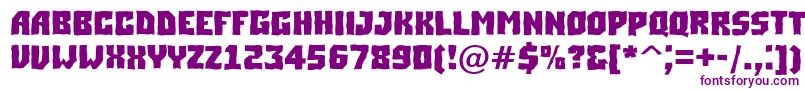 ASimplerbrkBold-Schriftart – Violette Schriften