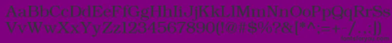 フォントErBukinistKoi8R – 紫の背景に黒い文字