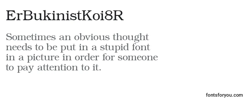 ErBukinistKoi8R Font
