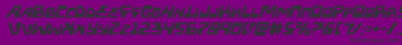 Xpedexpandital Font – Black Fonts on Purple Background