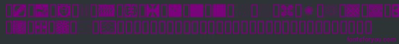 Africanpattern Font – Purple Fonts on Black Background