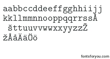 Lmmono10Regular font – finnish Fonts