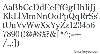  AgCenturyoldstyle font