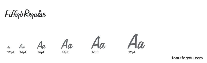 FiffigbRegular Font Sizes