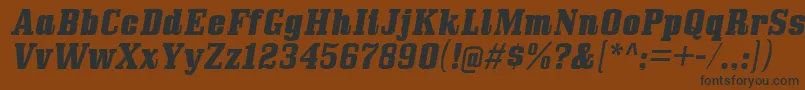 Подробнее о шрифте BullpenhvItalic Шрифт BullpenhvItalic – чёрные шрифты на коричневом фоне