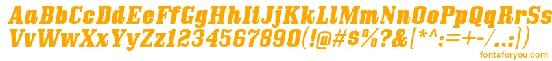 BullpenhvItalic Font – Orange Fonts