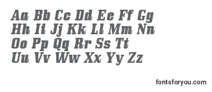BullpenhvItalic-fontti