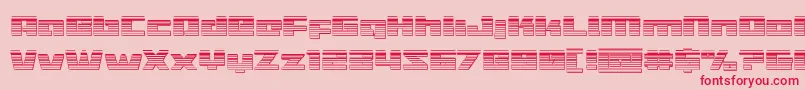 Turbochargechrome Font – Red Fonts on Pink Background
