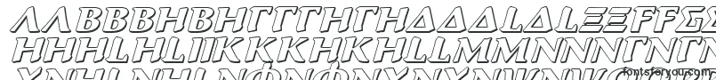 Aegis3DItalic Font – Zulu Fonts