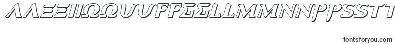 Шрифт Aegis3DItalic – самоанские шрифты