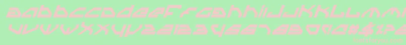 Spyv3bi Font – Pink Fonts on Green Background