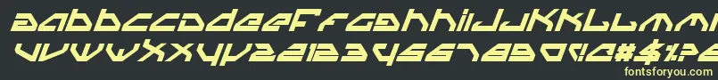 Spyv3bi Font – Yellow Fonts on Black Background