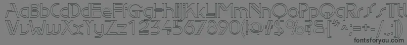 Edlo Font – Black Fonts on Gray Background
