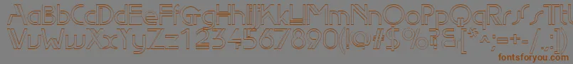 Edlo Font – Brown Fonts on Gray Background