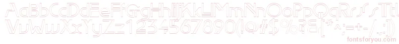 Edlo Font – Pink Fonts on White Background