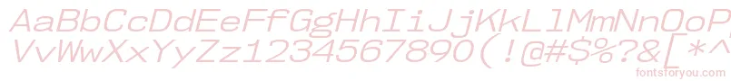 Nk57MonospaceSeBkIt Font – Pink Fonts