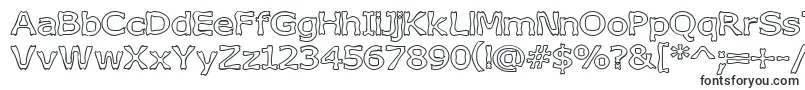 BoneribbonOutline-fontti – Fontit Adobe Acrobatille