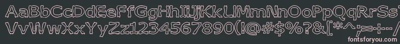 More about BoneribbonOutline Font BoneribbonOutline Font – Pink Fonts on Black Background