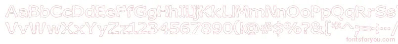 More about BoneribbonOutline Font BoneribbonOutline Font – Pink Fonts on White Background